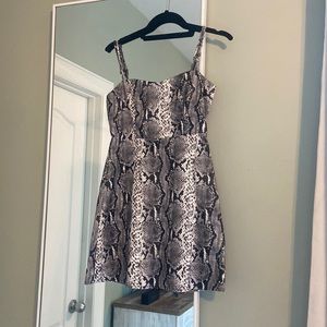 Snakeskin Party Dress
